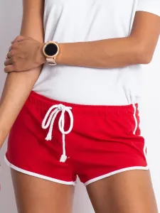 Red sweat shorts #1241905