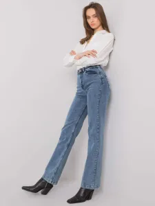 Blue mom jeans