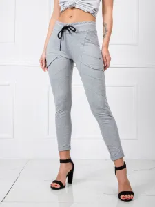 Grey cotton sweatpants
