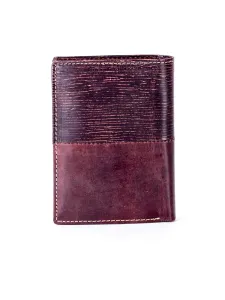Brown modular leather wallet