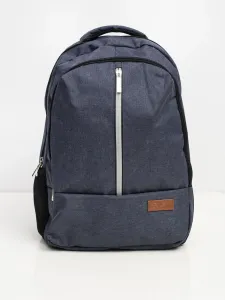 Dark blue laptop backpack #1280018