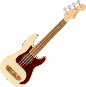 Fender Fullerton Precision Bass Uke Ukulele basso Olympic White
