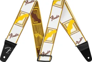 Fender Weighless 2'' Mono Strap White/Brown/Yellow
