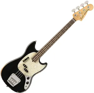 Fender JMJ Road Worn Mustang Bass RW Nero #27976
