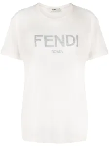 FENDI - T-shirt Fendi Roma In Cotone #2644152