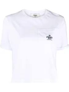 FENDI - T-shirt Fendi Roma In Cotone #3089440