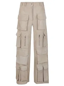 FERMAS.CLUB - Pantalone Cargo In Camoscio #3099364
