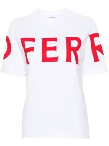 FERRAGAMO - T-shirt In Cotone Con Logo #3068119