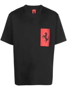 FERRARI - T-shirt Con Stampa Logo #1829263