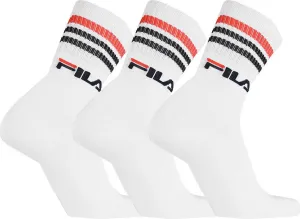 3PACK socks Fila white (F9090-300)