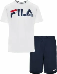 Fila FPS1131 Man Jersey Pyjamas White/Blue L Intimo e Fitness