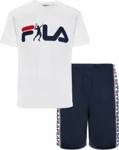 Fila FPS1131 Man Jersey Pyjamas White/Blue M Intimo e Fitness #1761893
