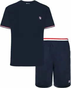 Fila FPS1135 Jersey Stretch T-Shirt / French Terry Pant Navy L Intimo e Fitness