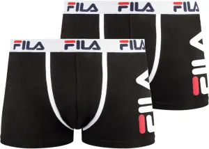 2PACK men's boxers Fila black (FU5040/2-200)