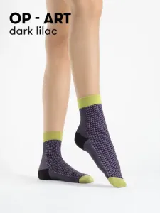 Fiore Woman's Socks Op-Art