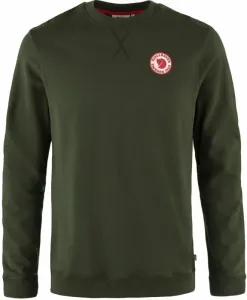 Fjällräven 1960 Logo Badge Sweater M Deep Forest 2XL Felpa outdoor