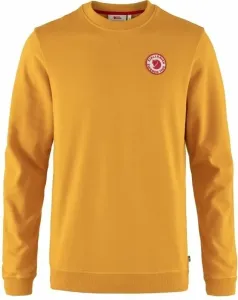 Fjällräven 1960 Logo Badge Sweater M Mustard Yellow XL Felpa outdoor