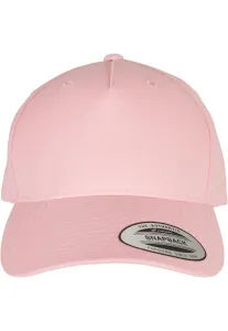 YP CLASSICS 5-PANEL PREMIUM COVERED CAP Visor SNAPBACK CAP prism pink
