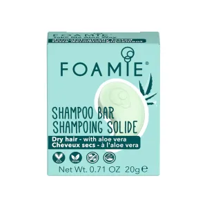 Foamie Shampoo solido per capelli secchi (Shampoo Bar Travel Size) 20 g