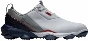 Footjoy Tour Alpha Mens Golf Shoes White/Navy/Grey 43