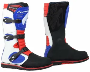 Forma Boots Boulder White/Red/Blue 42 Stivali da moto