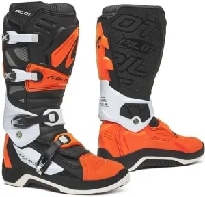 Forma Boots Pilot Black/Orange/White 44 Stivali da moto