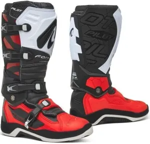 Forma Boots Pilot Black/Red/White 40 Stivali da moto