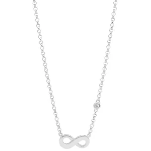 Fossil Collana in argento Infinity JFS00394040