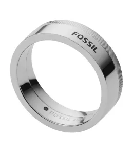 Fossil Elegante anello da uomo in acciaio JF03997040 57 mm