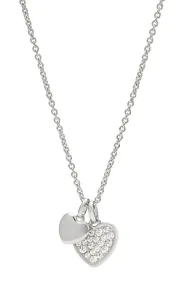 Fossil RomanticRomantica collana in argento con cuori JFS00196040 (catena, 2x ciondolo)