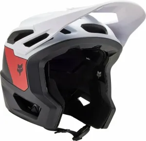 FOX Dropframe Pro Helmet Black/White S Casco da ciclismo