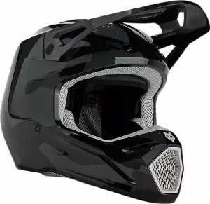 FOX V1 Bnkr Helmet Black Camo XL Casco