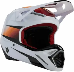 FOX V1 Flora Helmet White/Black 2XL Casco
