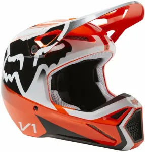 FOX V1 Leed Helmet Dot/Ece Fluo Orange L Casco