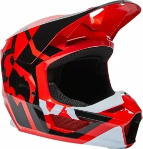 FOX V1 Lux Helmet Fluo Red M Casco