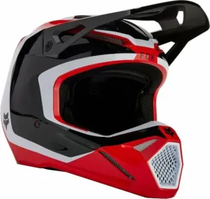 FOX V1 Nitro Helmet Fluorescent Red L Casco