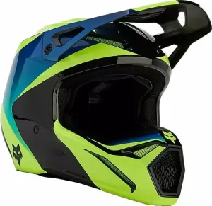 FOX V1 Streak Helmet Black/Yellow S Casco