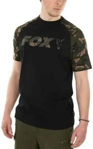 Fox Fishing Maglietta Raglan T-Shirt Black/Camo 2XL