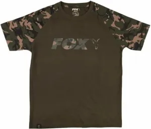 Fox Fishing Maglietta Raglan T-Shirt Khaki/Camo 3XL