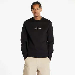 FRED PERRY Embroidered Sweatshirt Black #2539595