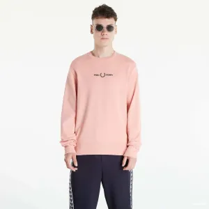 FRED PERRY Embroidered Sweatshirt Pink #2205667