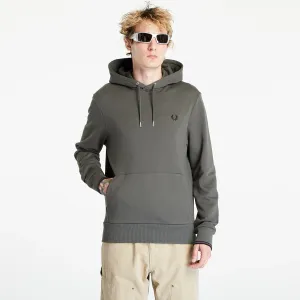 Fred Perry Tipped Hooded Sweatshirt Field Green #2389759
