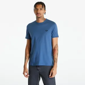 FRED PERRY Ringer Short Sleeve Tee Midnight Blue #2783742