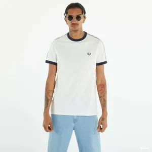 FRED PERRY Taped Ringer T-shirt Snow White #2214500