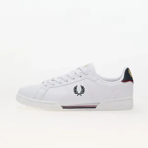 FRED PERRY B722 Leather White/ Navy #3145272