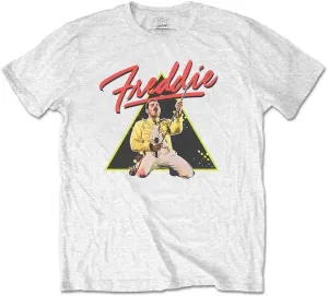 Freddie Mercury Maglietta Triangle White XL