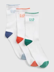 GAP Kids socks with logo, 3 pairs - Boys #1459789
