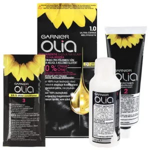 Garnier Colore all’olio permanente per capelli senza ammoniaca Olia 1.10 Safírově černá