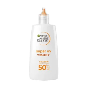 Garnier Fluido protettivo contro le macchie scure con vitamina C SPF 50+ Ambre Solaire (Super UV Fluid) 40 ml