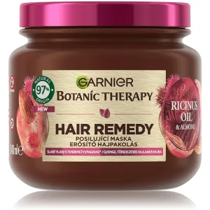 Garnier Maschera per capelli deboli con tendenza alla caduta a causa della fragilità Botanic Therapy Ricinus Oil Almond (Hair Remedy) 340 ml
